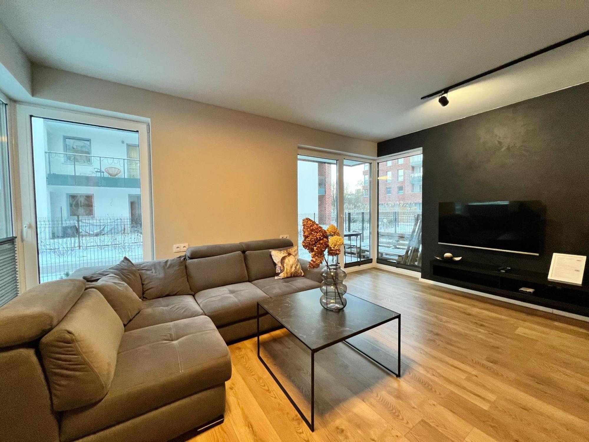 64M2 Apartment Oldtown Gdansk Yacht Marina Bagian luar foto