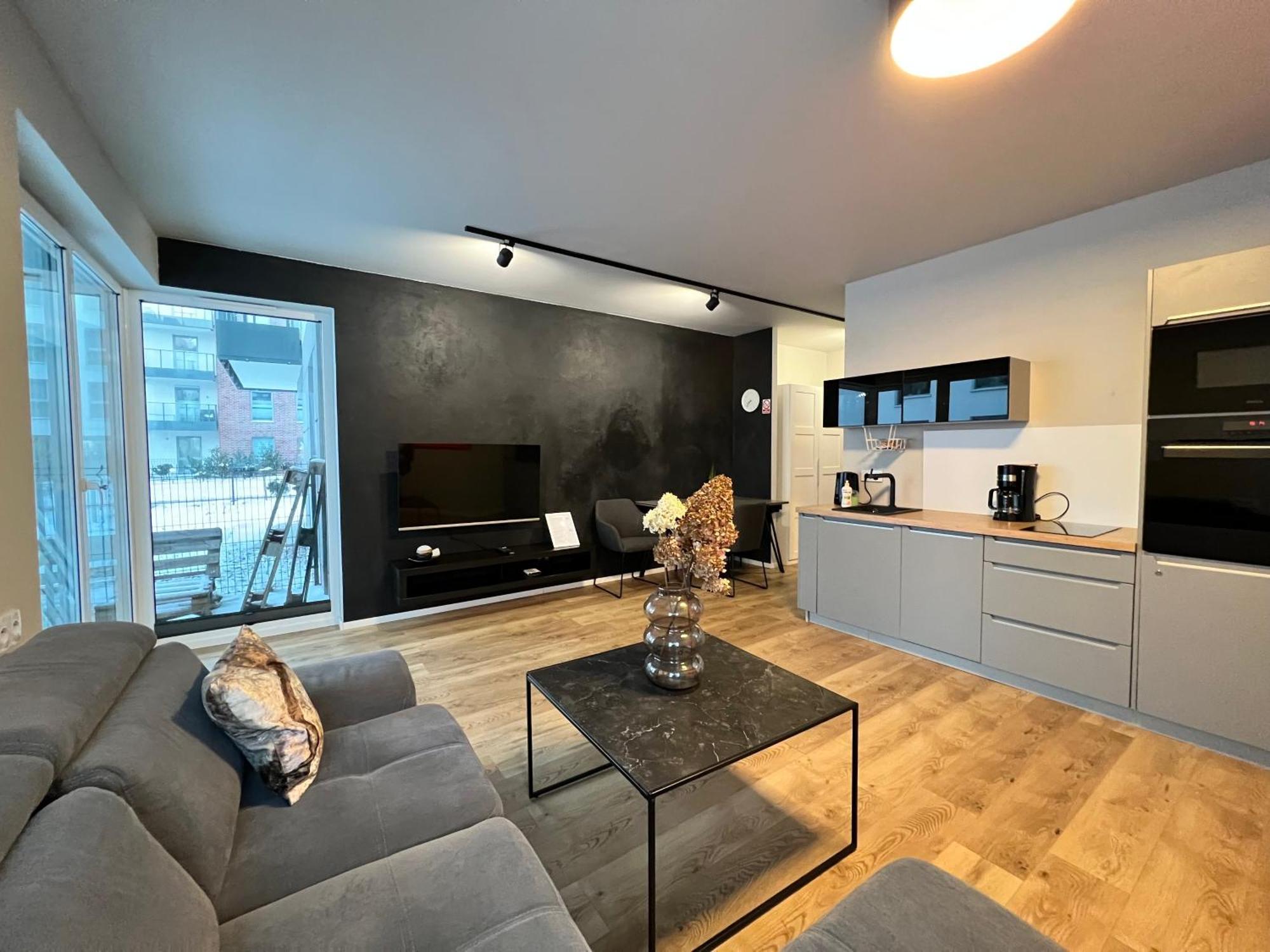 64M2 Apartment Oldtown Gdansk Yacht Marina Bagian luar foto